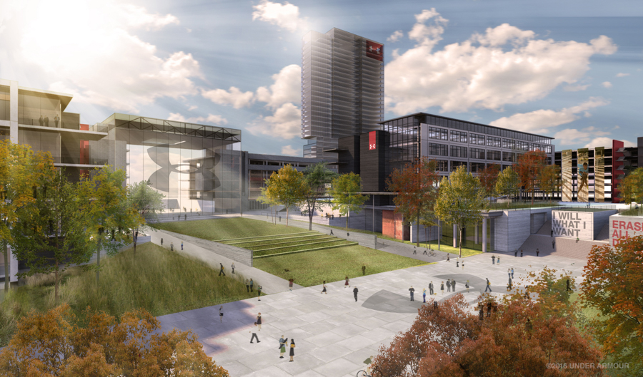 in de buurt Rentmeester spoor Under Armour Campus Master Plan and Design revealed | Nelson Byrd Woltz
